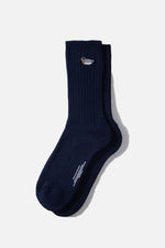 Navy Duck Socks