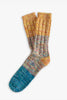 Strange Blue and Yellow Charlie Socks