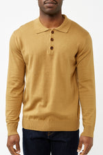 Ochre Vincent Knitted Polo