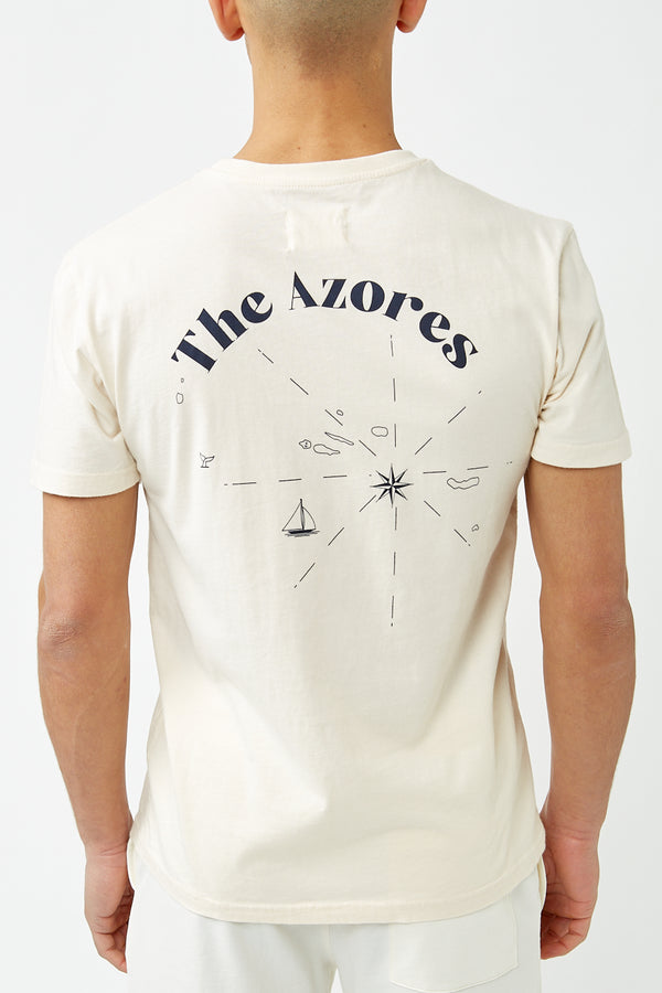 The Azores Ecru Dantas T-Shirt