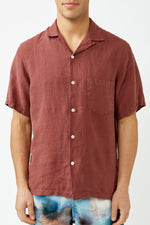 Bordeaux Linen Shirt