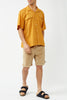 Inca Gold Wave Crinkled Box Fit Shirt
