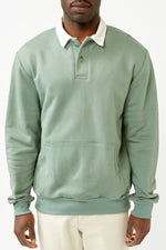 Soft Green Polo Sweater