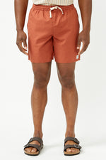 Baked Clay Classic Linen Jam Shorts