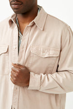 Fawn Troy Tencel Long Sleeve Loose Shirt