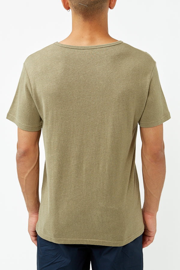 Kaki Hemp T-Shirt