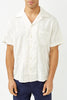 White Stripes Seersucker Short Sleeve Shirt