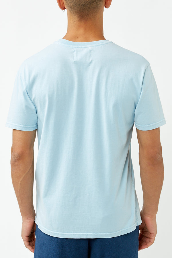 Sky Blue Ecru Logo Dantas T-Shirt