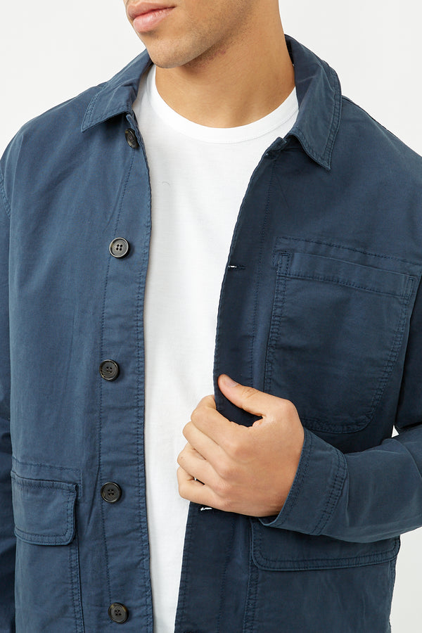 Insignia Blue Jose Linen Jacket