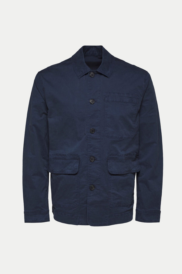 Insignia Blue Jose Linen Jacket