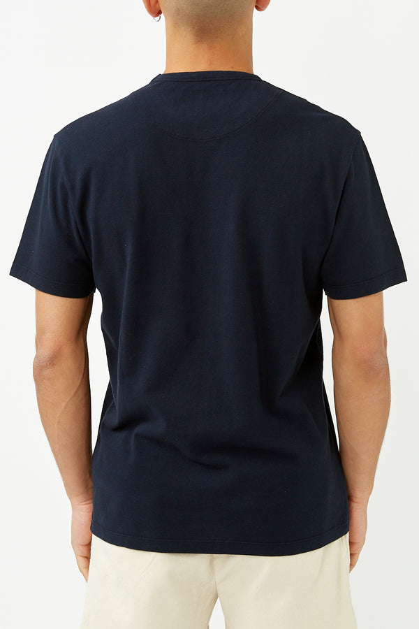 Eco Pique Navy Liron T-Shirt