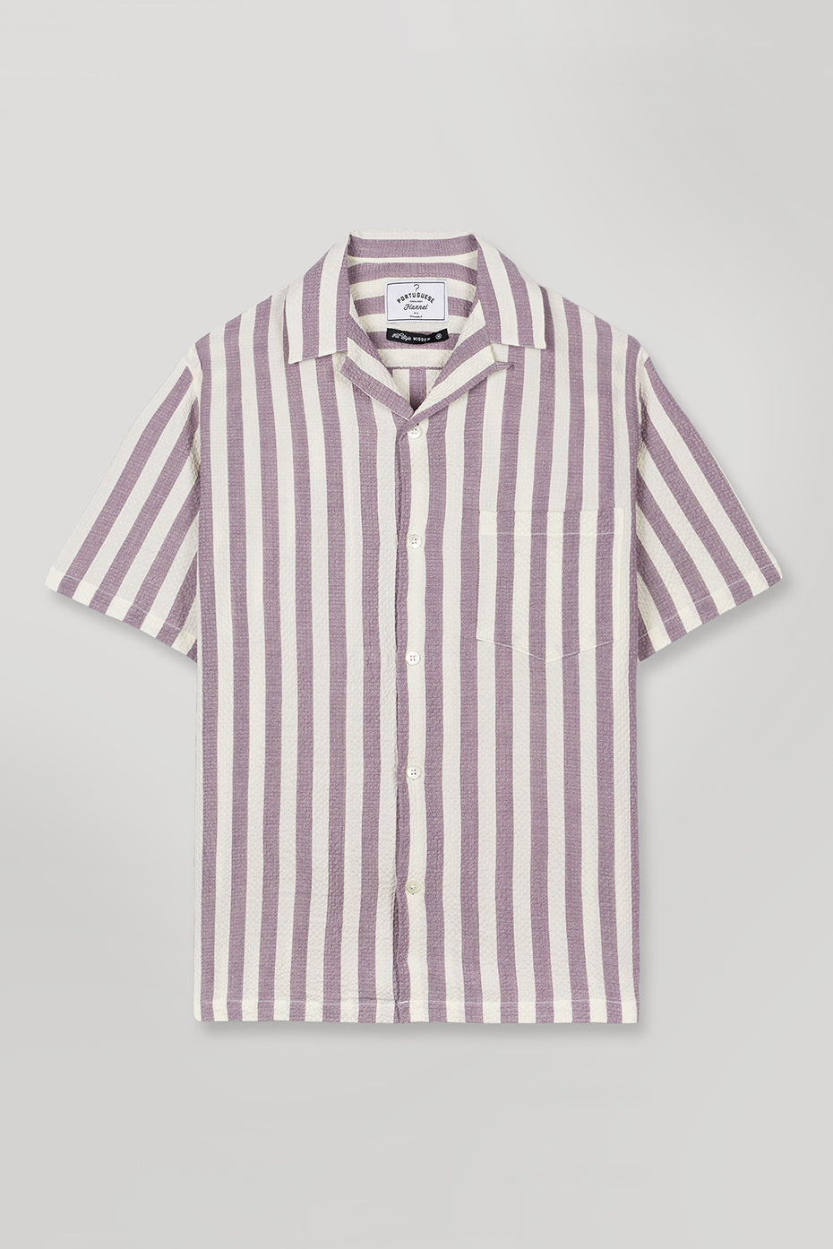 Multi Lavanda Stripe Short Sleeve Shirt