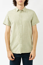 Dusty Green Linen Shirt