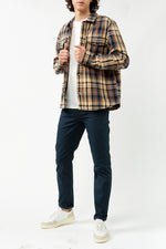 Brown Sugar Earth Colours Checked Overshirt