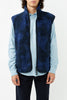 Blue Paisley Rune Zip Vest