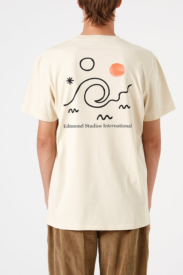 Beige Doodle T-Shirt