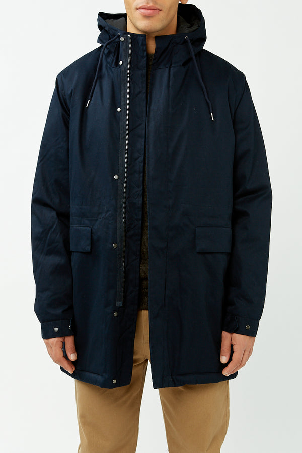 Navy Trash Peps Coat