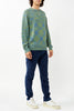 Green Space Dye Sweater