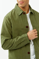 Military Green Rouxinol Canvas Jacket