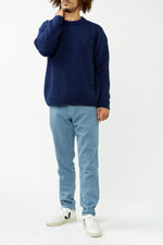 Blue Delgado Crew Neck Jumper