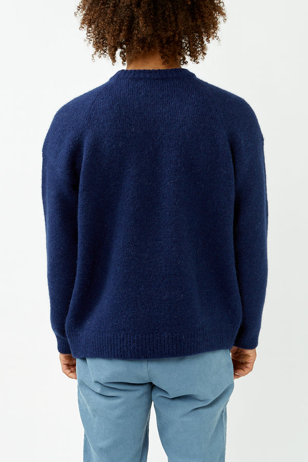 Blue Delgado Crew Neck Jumper