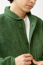 Sage Green Shawl Collar Fleece