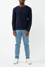 Navy Anteros Knitted Sweater