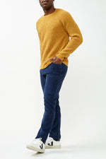 Mustard Anteros Knitted Sweater