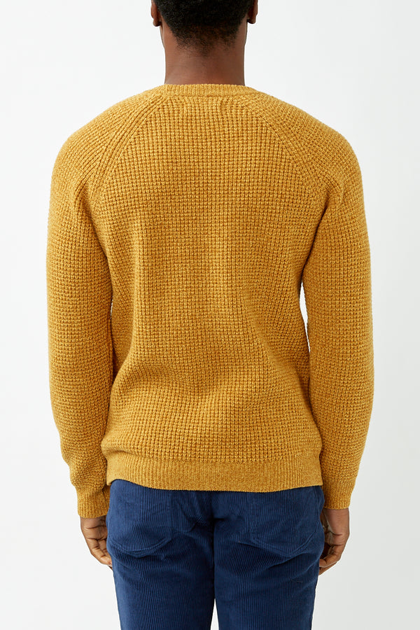 Mustard Anteros Knitted Sweater