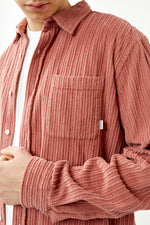 Salmon French Cord Shirt