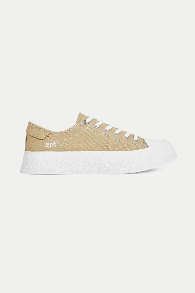 Beige Dive Canvas Trainer Mens