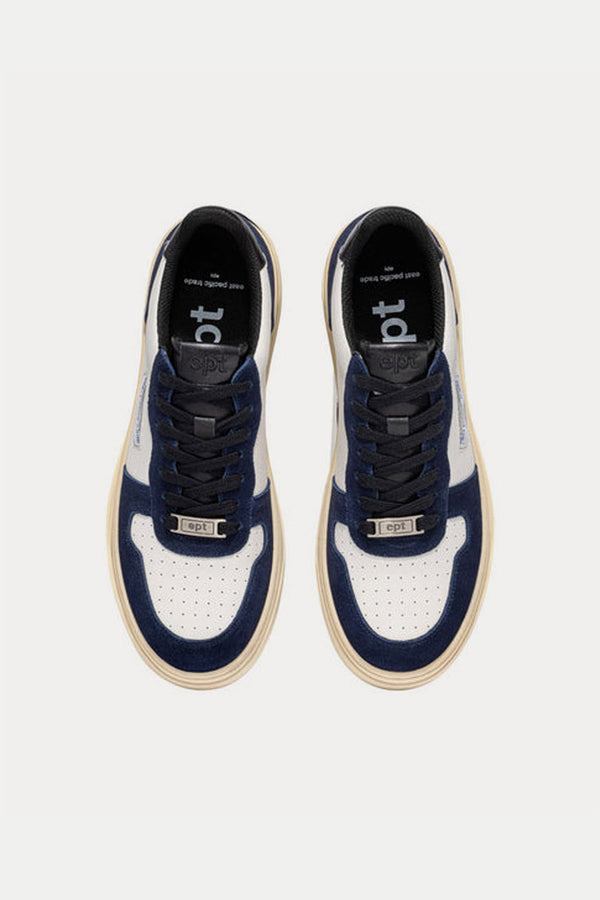 Navy White Court Trainer Mens