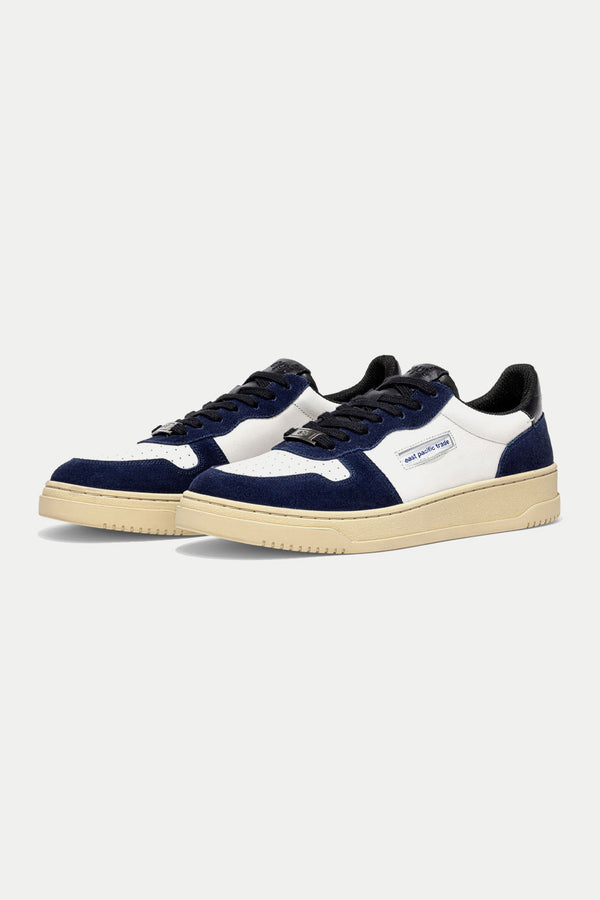 Navy White Court Trainer Mens