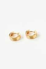 Gold Adia Huggie Hoops