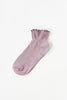 Lilac Ruffle Socks