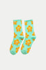 Aqua Flower Socks
