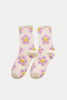 Ecru Flower Socks
