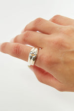 Silver Carrot Ring