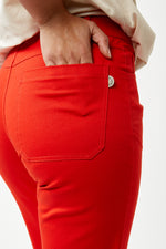 Red Nele Pants