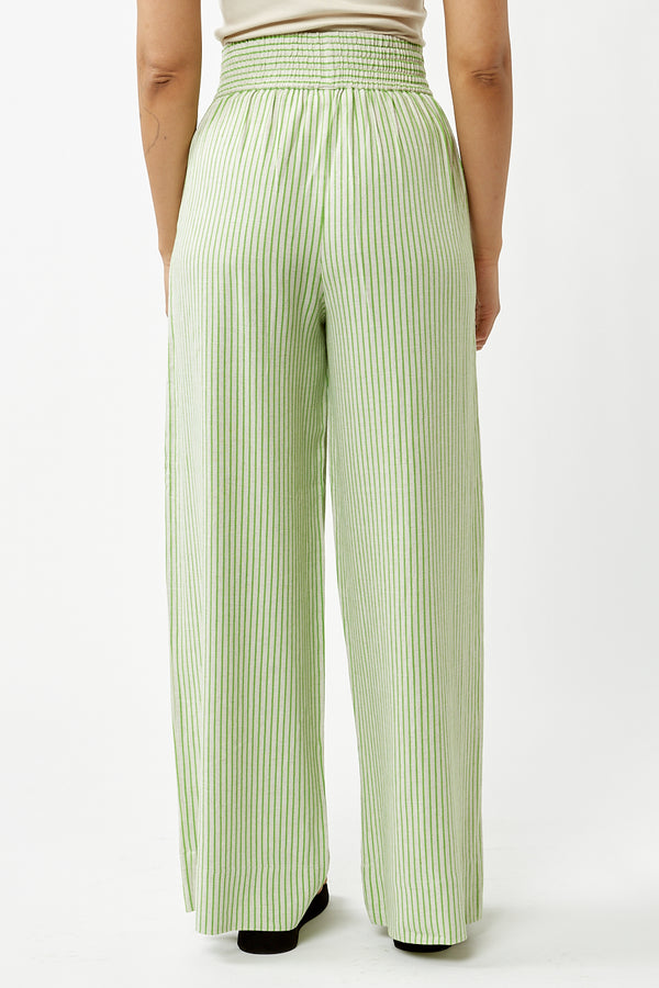 Greenery Stripe Geillis Wide Pant