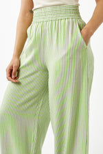 Greenery Stripe Geillis Wide Pant