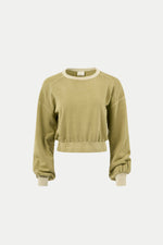 Sage 'Nuance by Nature' Cropped Sweat