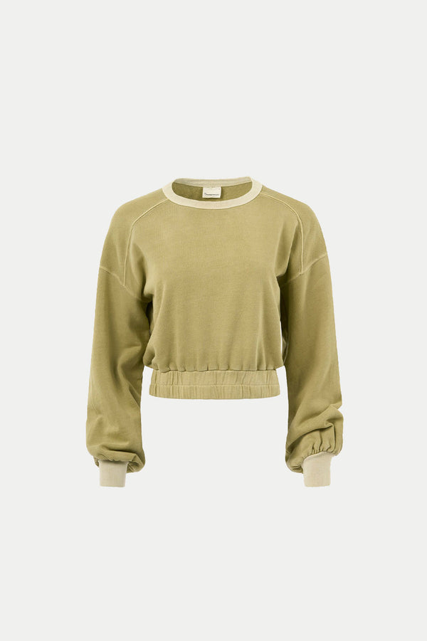 Sage 'Nuance by Nature' Cropped Sweat
