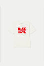 Ecru Make Love T-Shirt