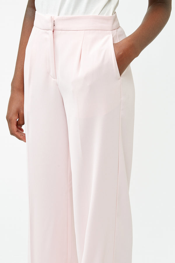 I See Fire White High Waisted Wide Leg Trousers  Pink Boutique  Pink  Boutique UK