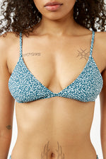 Teal Masina Bralette Bikini Top