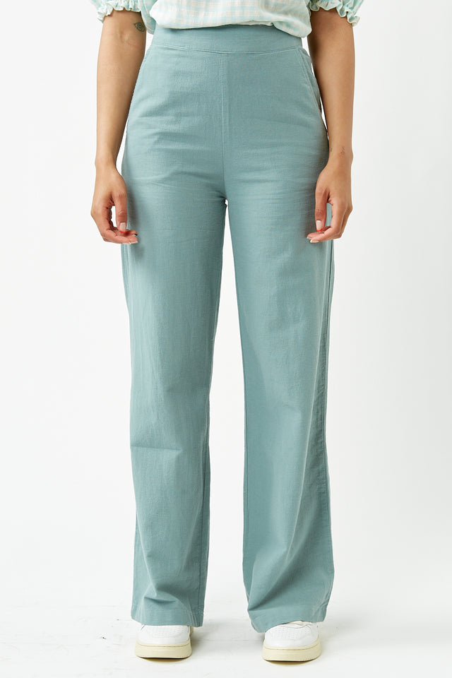 Rhythm Eucalyptus Classic Wide Leg Pants 