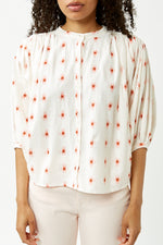 Ink Embroidered Blouse