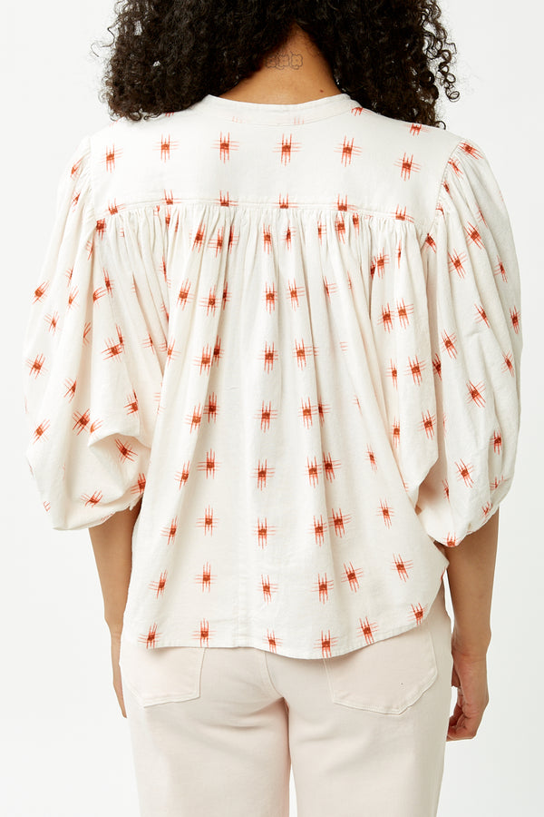Ink Embroidered Blouse