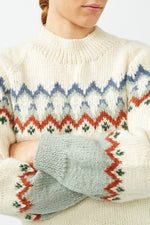 Natural Myfar Knitted Sweater